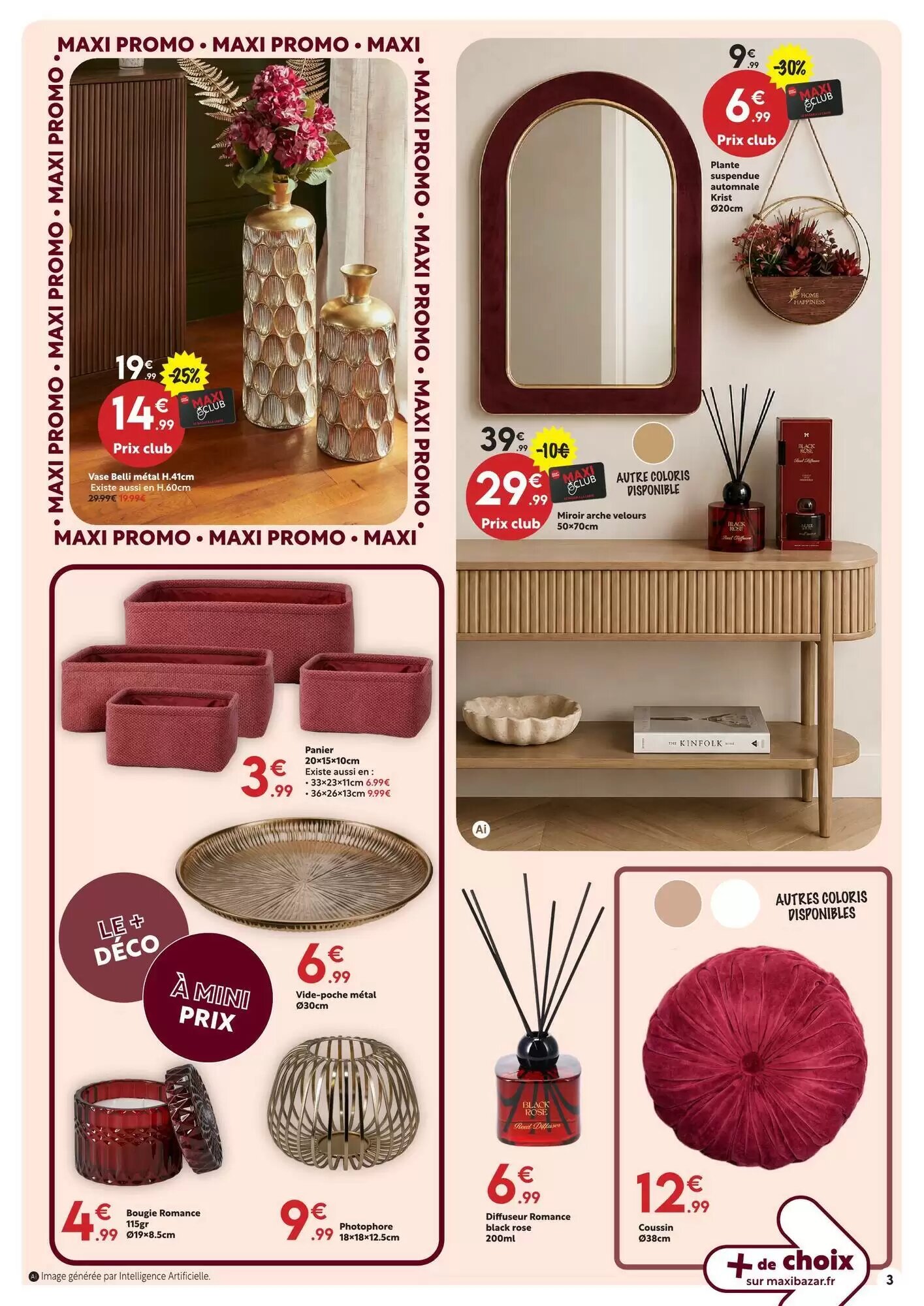 Prospectus promotionnel Maxi Bazar valable à partir du 30/09/2026 - Page 3.