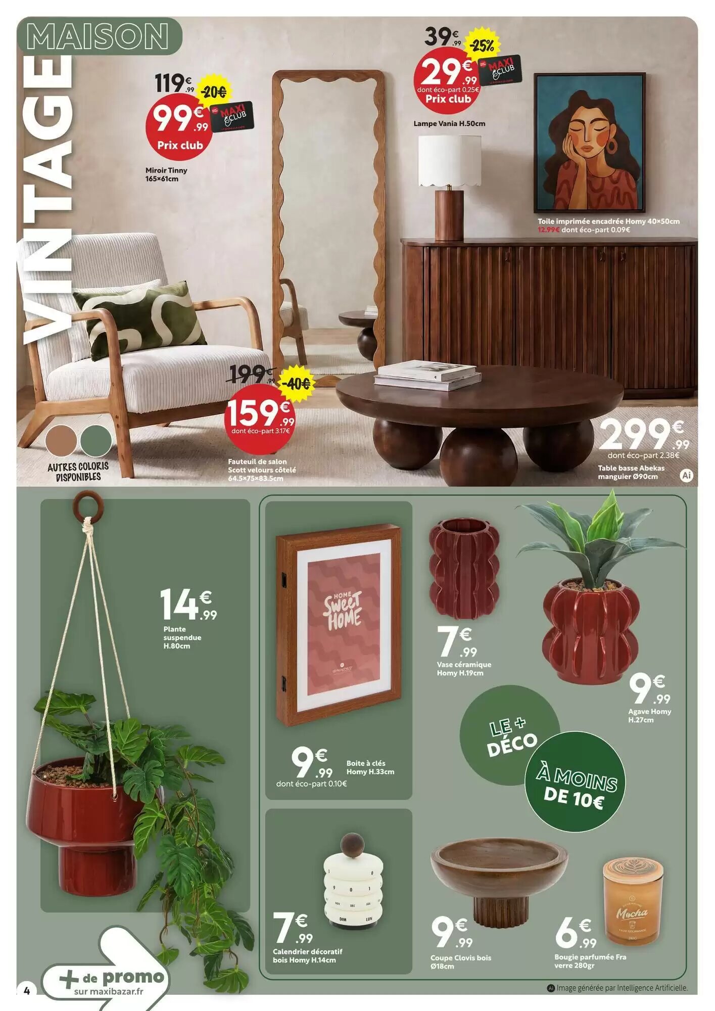 Prospectus promotionnel Maxi Bazar valable à partir du 30/09/2026 - Page 4.