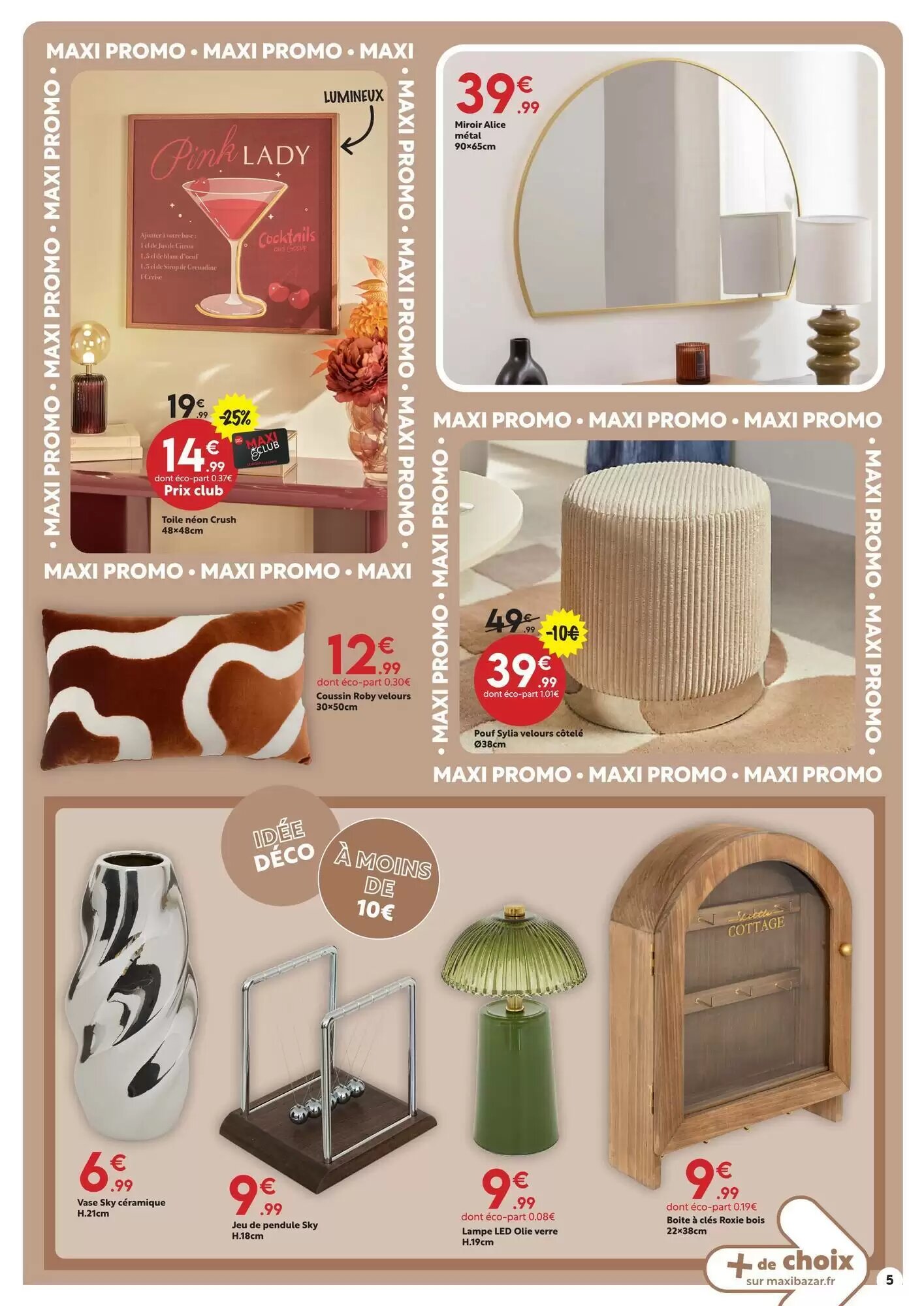 Prospectus promotionnel Maxi Bazar valable à partir du 30/09/2026 - Page 5.