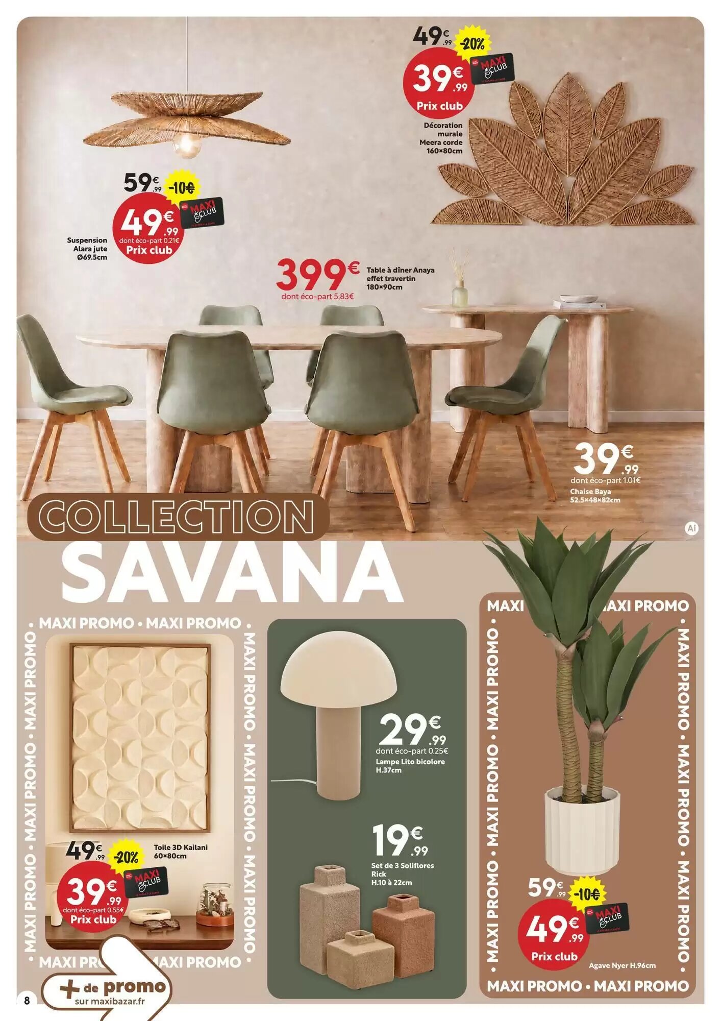 Prospectus promotionnel Maxi Bazar valable à partir du 30/09/2026 - Page 8.