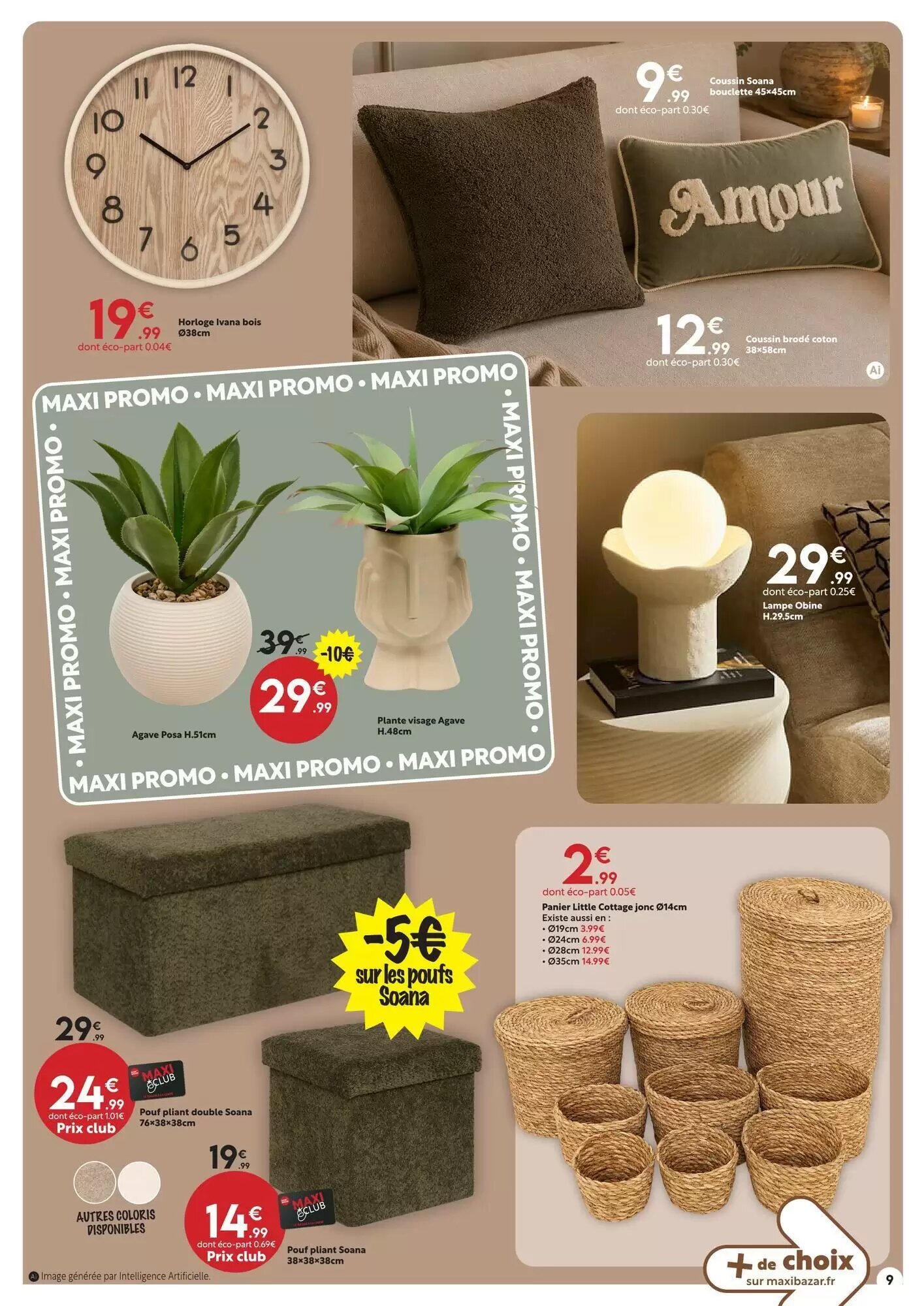 Prospectus promotionnel Maxi Bazar valable à partir du 30/09/2026 - Page 9.