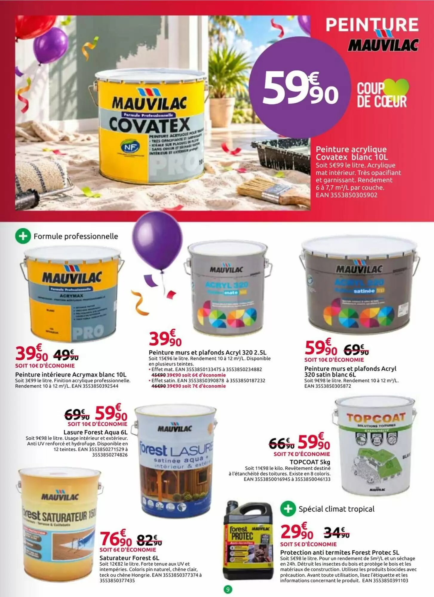 Prospectus promotionnel Mr Bricolage valable à partir du 30/09/2026 - Page 9.