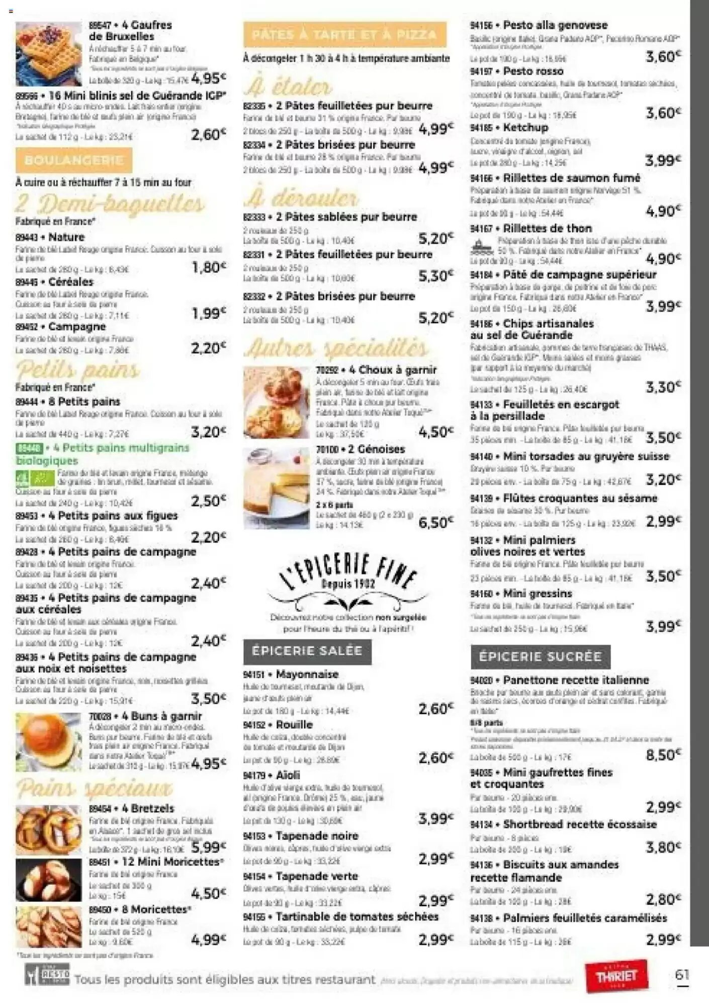 Prospectus promotionnel Thiriet valable à partir du 30/09/2026 - Page 61.