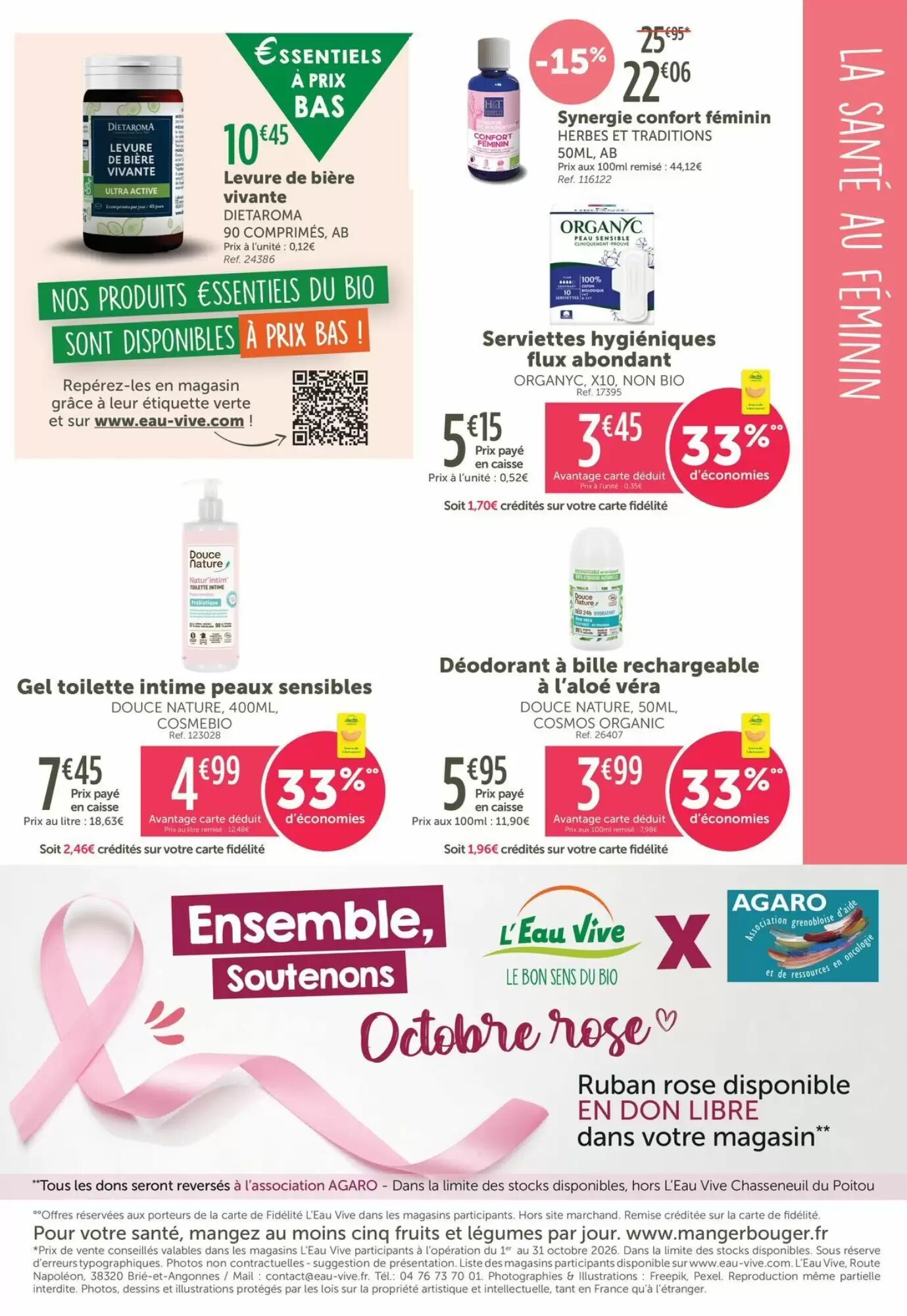 Prospectus promotionnel L'Eau Vive valable à partir du 01/10/2026 - Page 11.