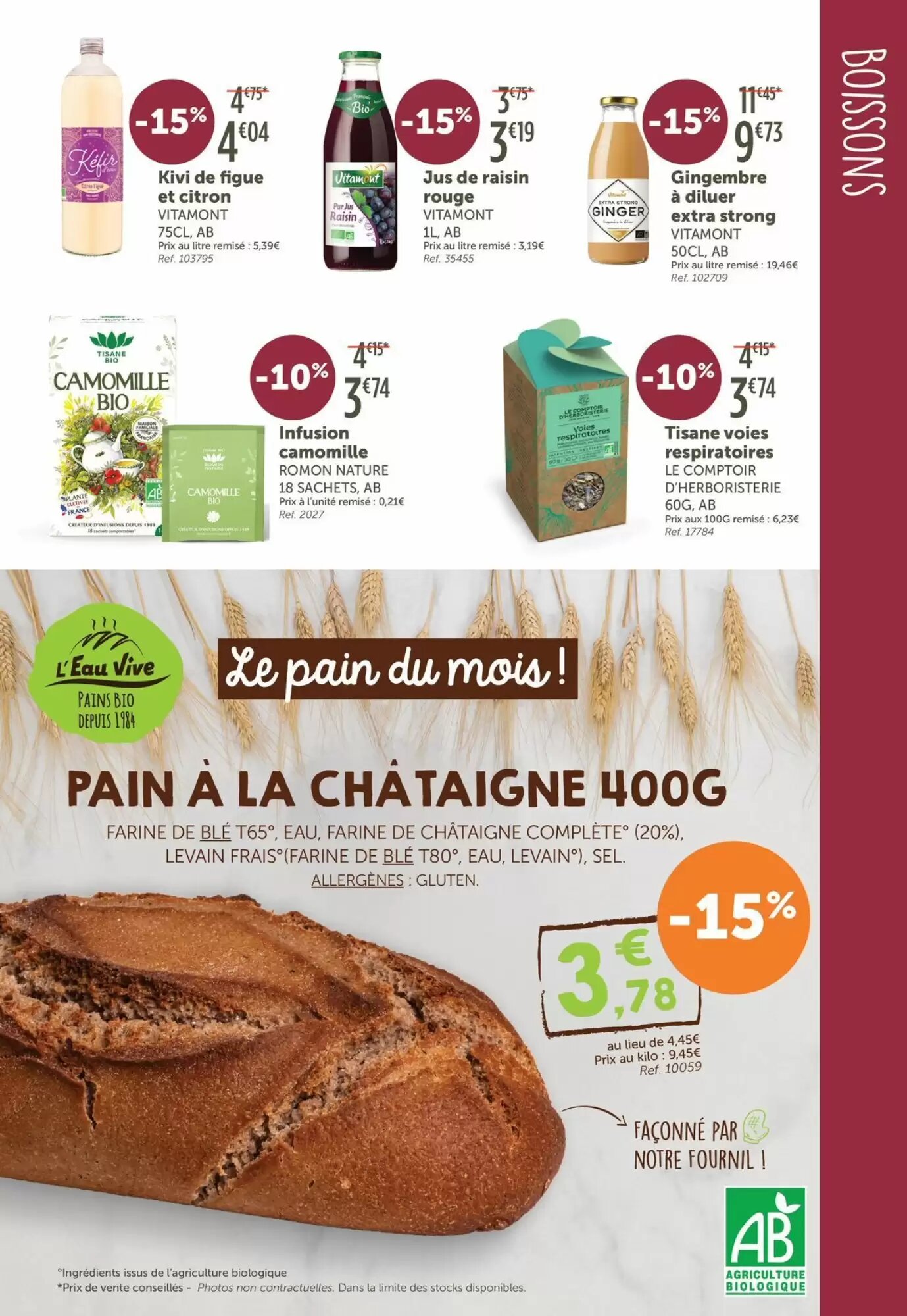Prospectus promotionnel L'Eau Vive valable à partir du 01/10/2026 - Page 7.