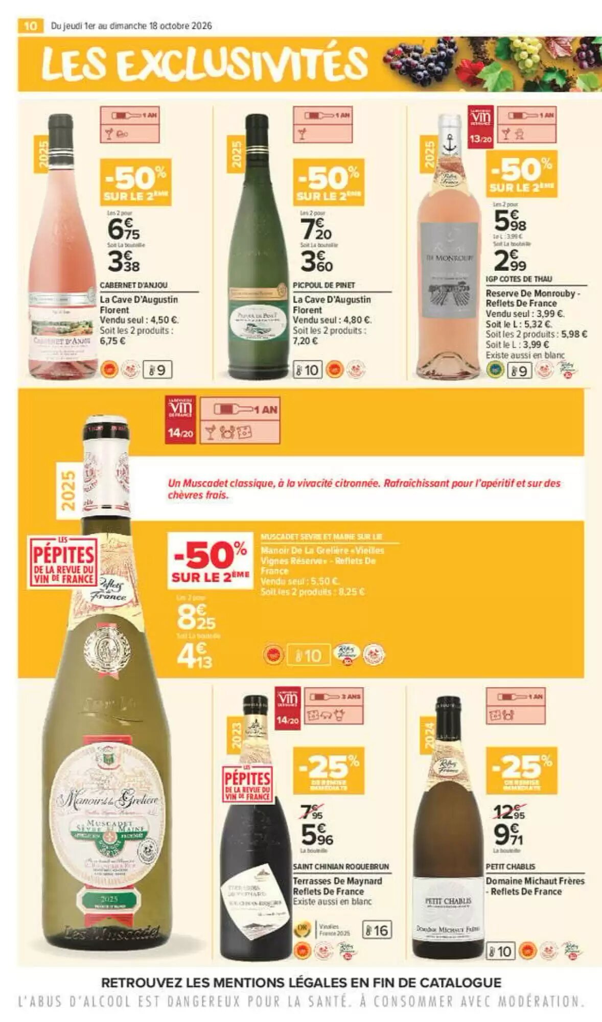 Prospectus promotionnel Carrefour Market valable à partir du 01/10/2026 - Page 10.