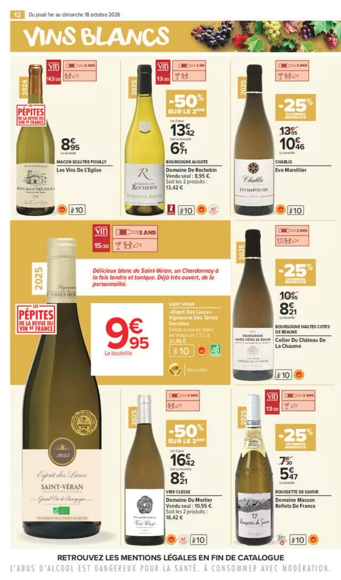 Prospectus promotionnel Carrefour Market valable à partir du 01/10/2026 - Page 12.