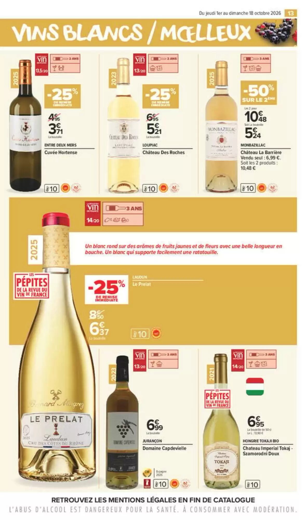 Prospectus promotionnel Carrefour Market valable à partir du 01/10/2026 - Page 13.