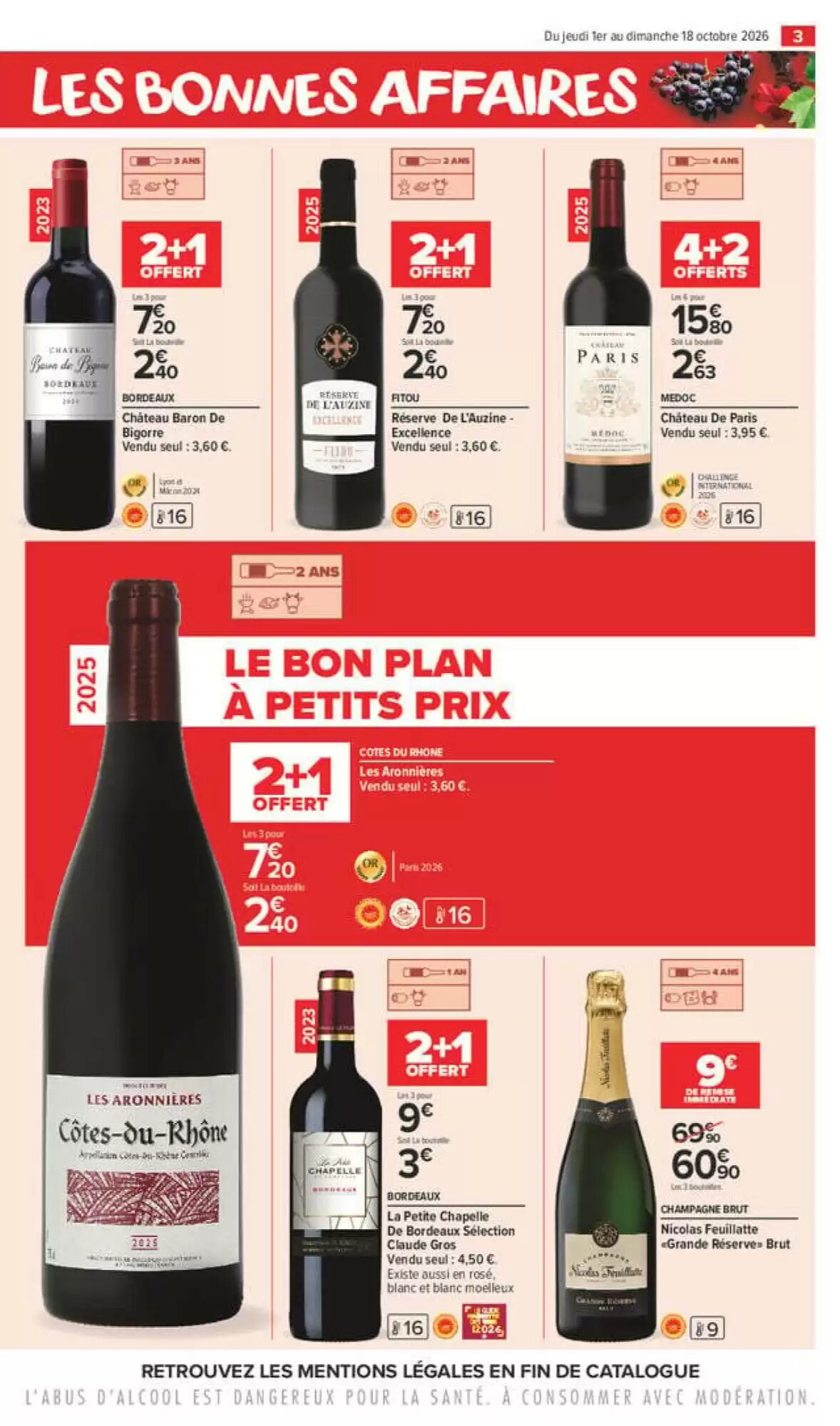 Prospectus promotionnel Carrefour Market valable à partir du 01/10/2026 - Page 3.