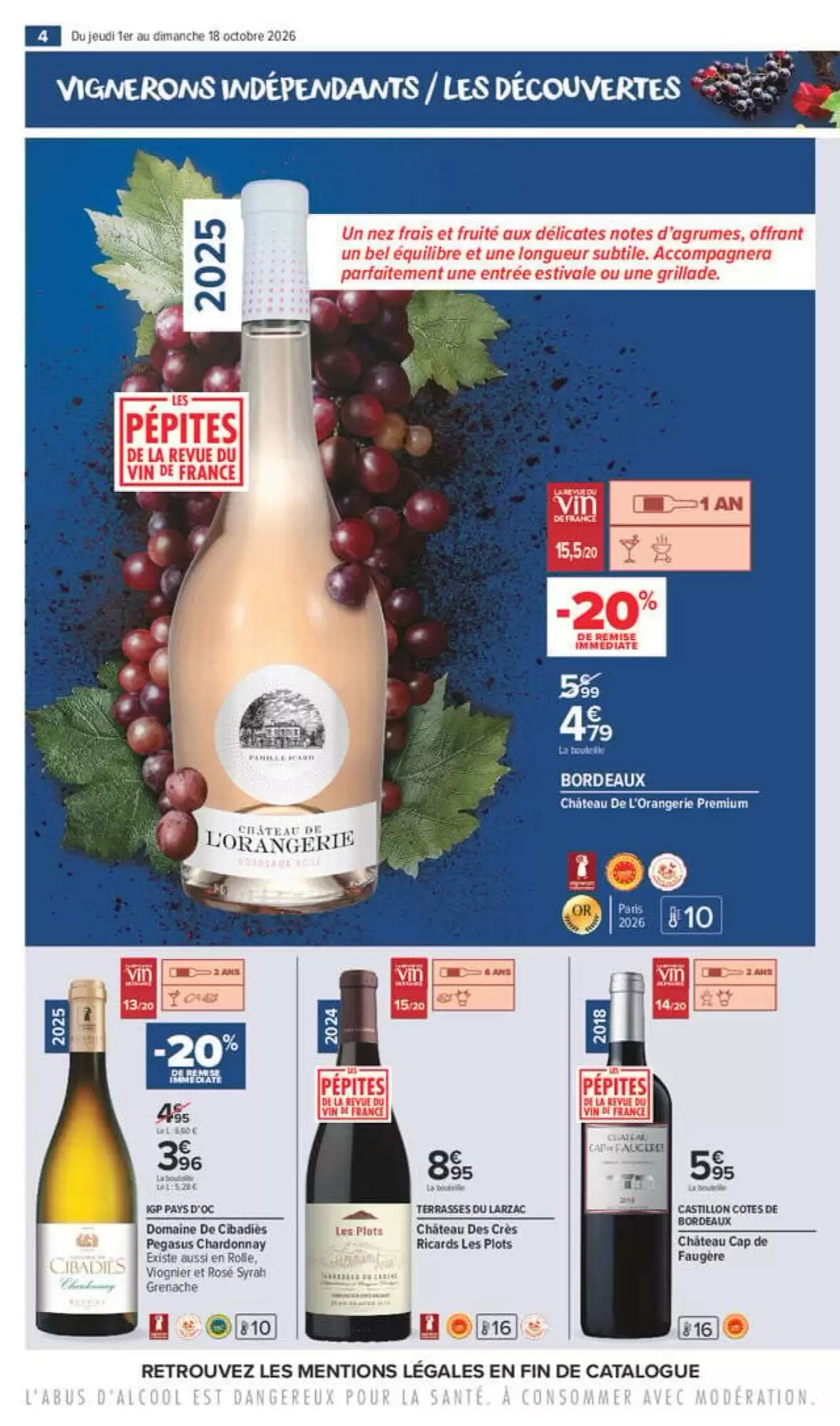 Prospectus promotionnel Carrefour Market valable à partir du 01/10/2026 - Page 4.