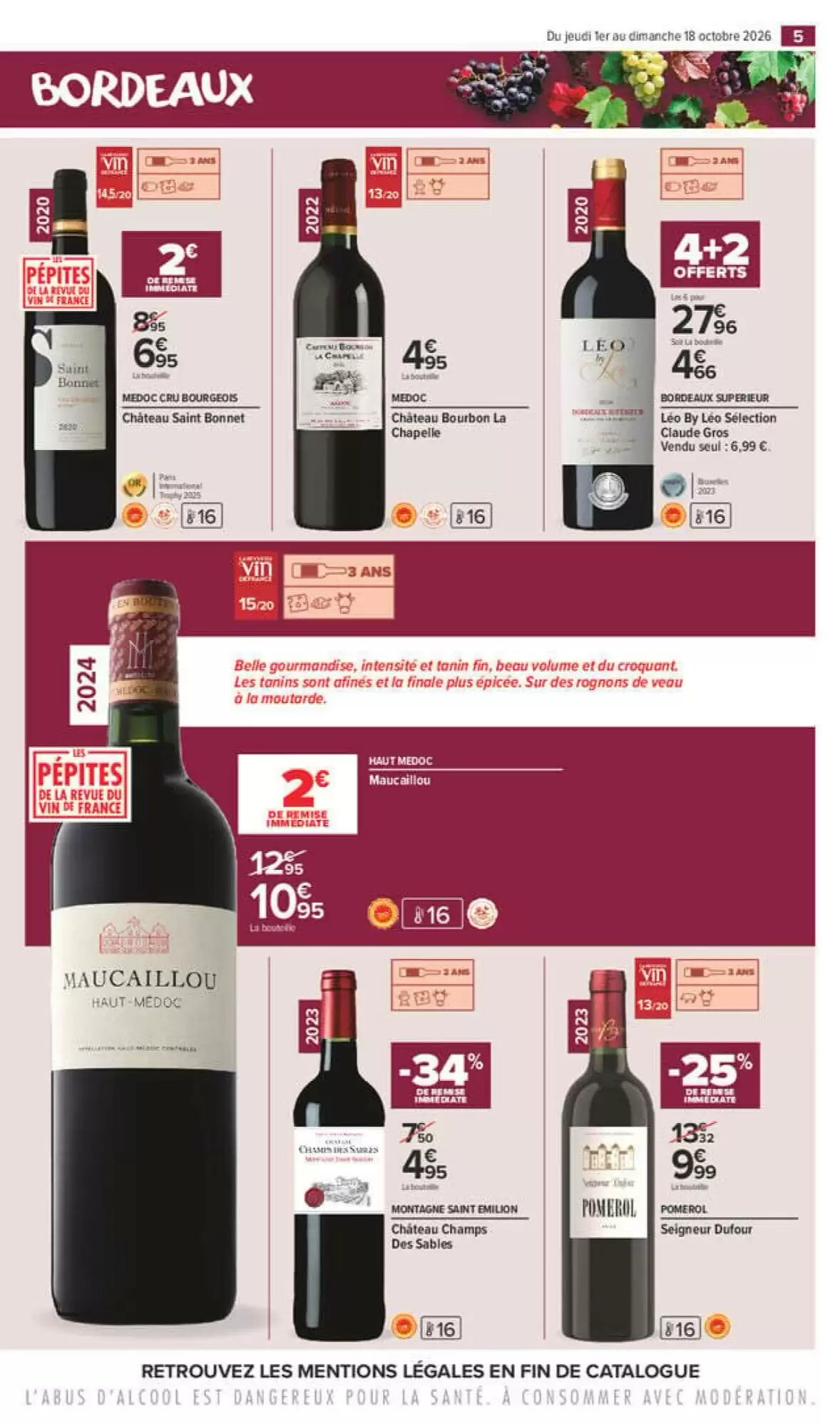 Prospectus promotionnel Carrefour Market valable à partir du 01/10/2026 - Page 5.