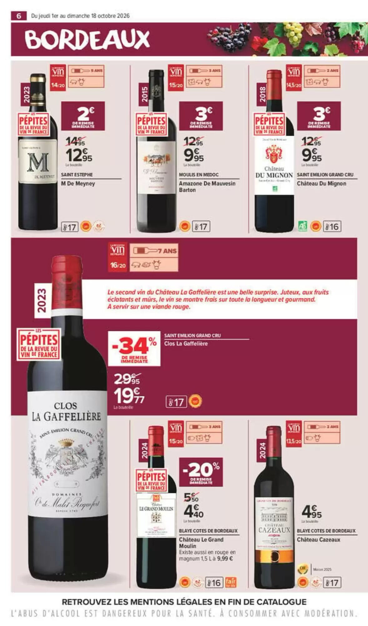 Prospectus promotionnel Carrefour Market valable à partir du 01/10/2026 - Page 6.