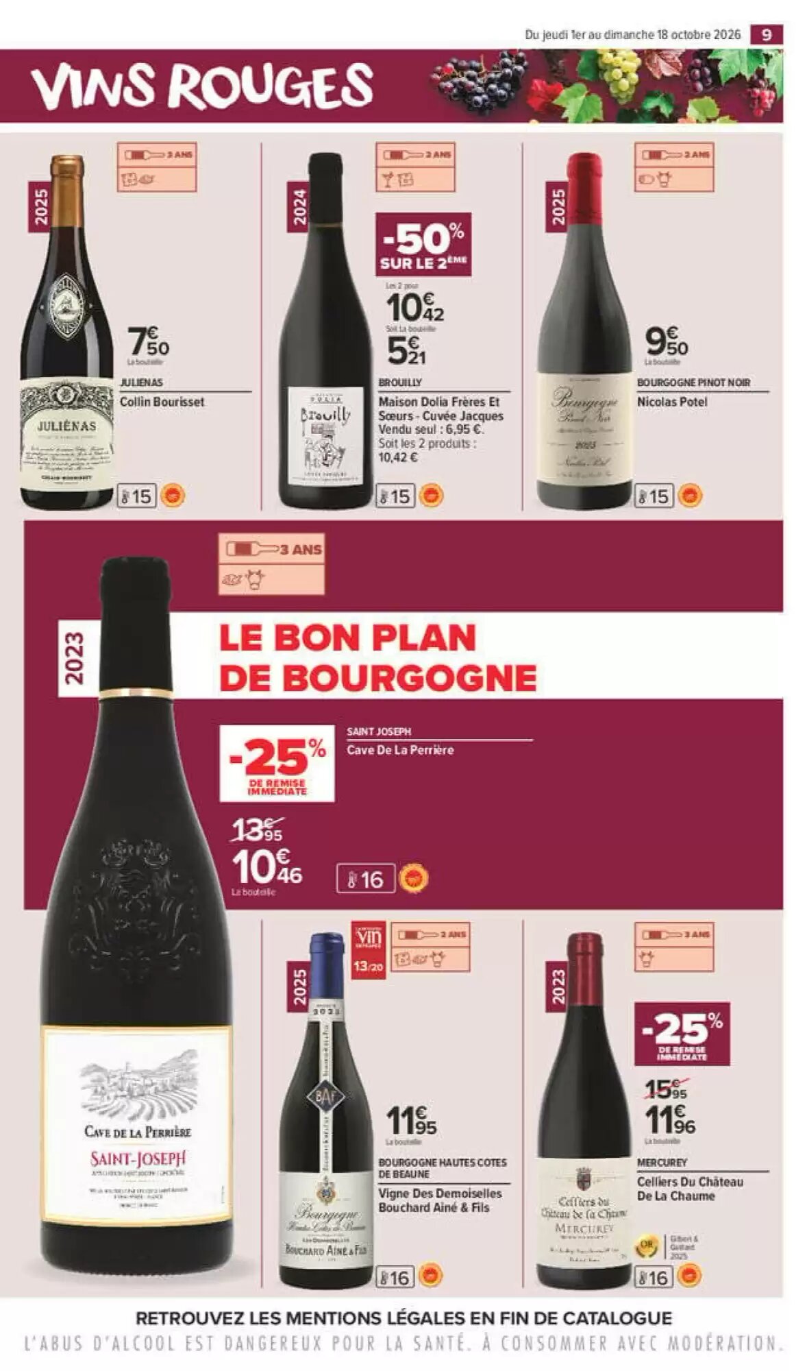 Prospectus promotionnel Carrefour Market valable à partir du 01/10/2026 - Page 9.