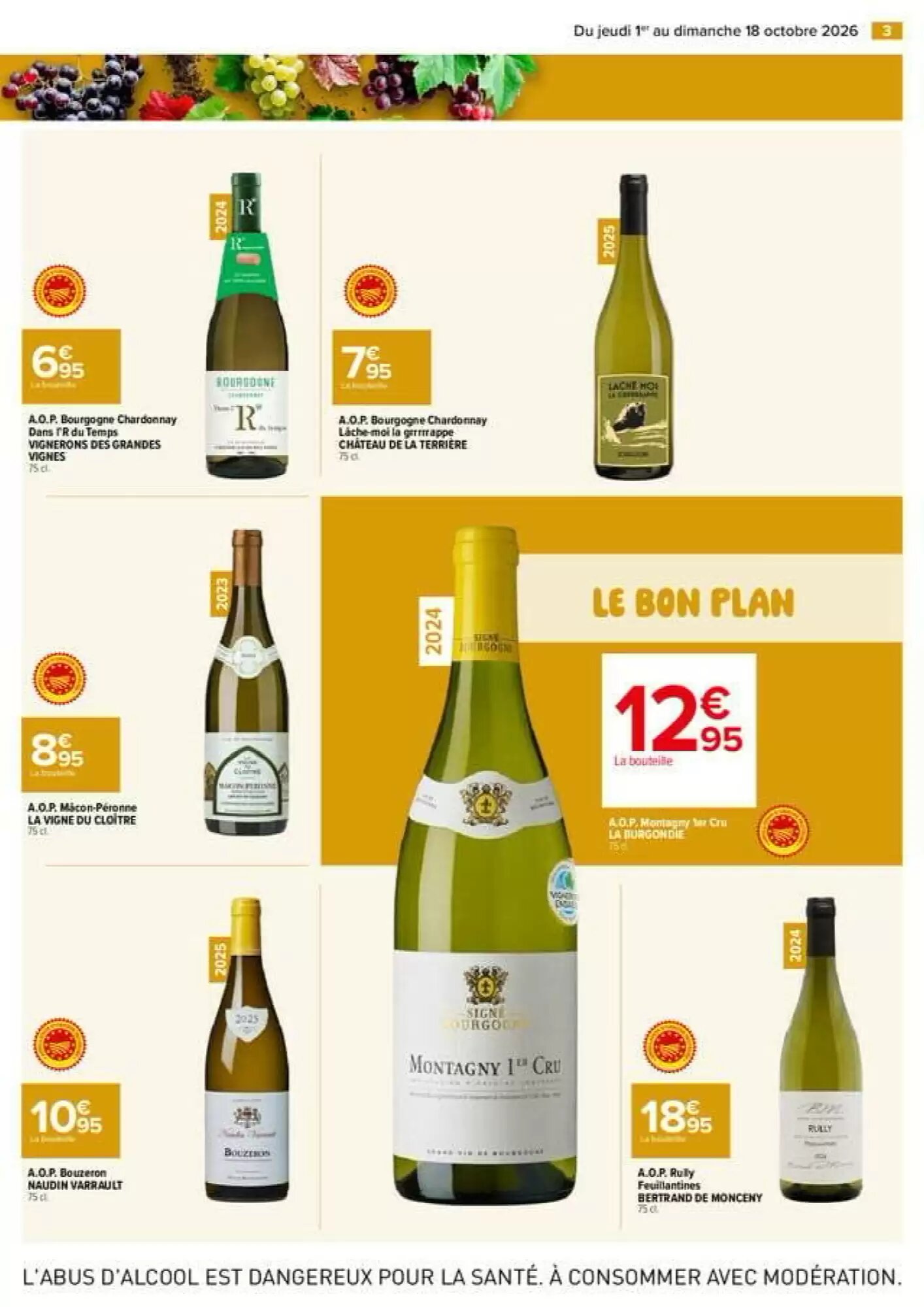 Prospectus promotionnel Carrefour Market valable à partir du 01/10/2026 - Page 3.