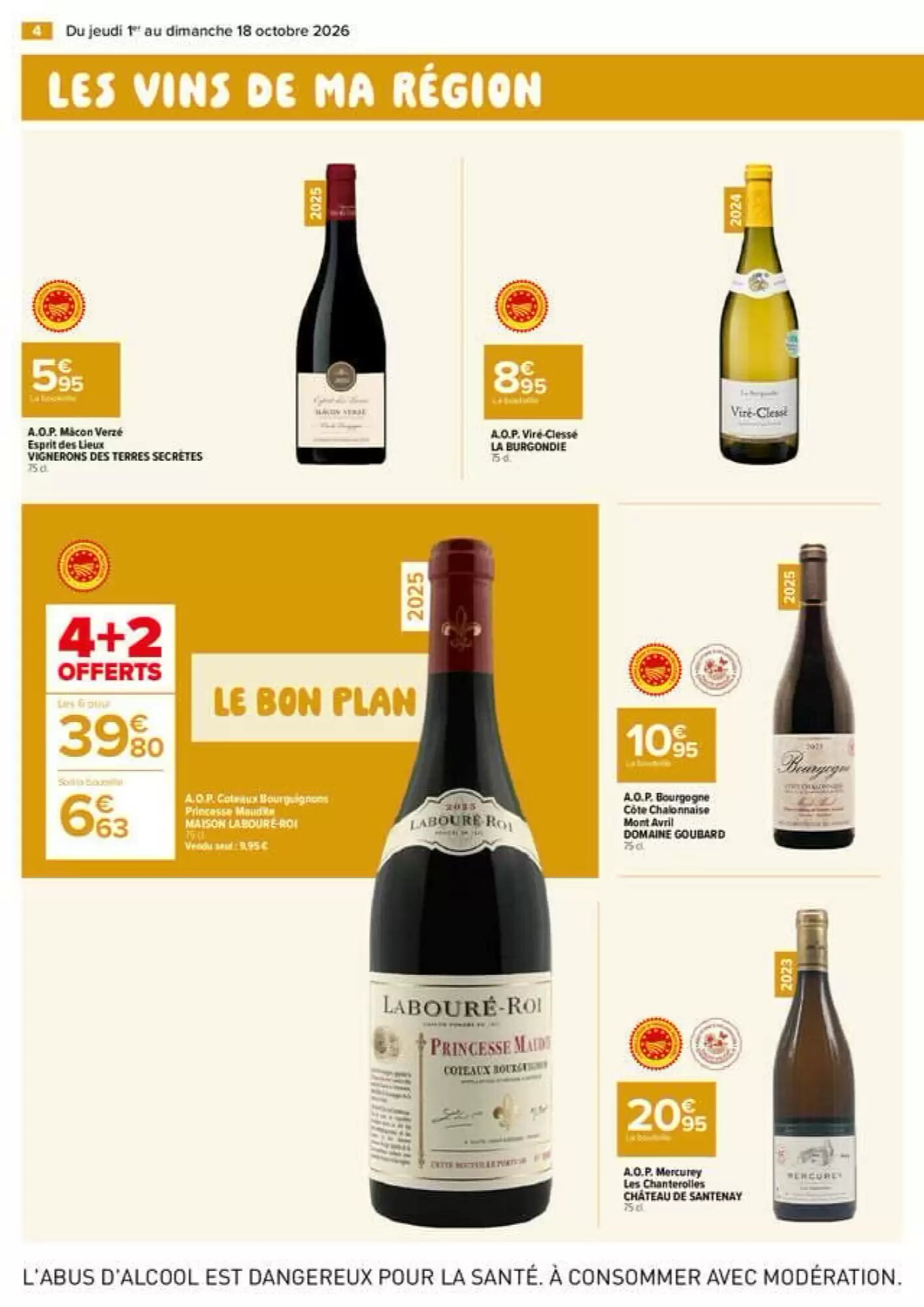 Prospectus promotionnel Carrefour Market valable à partir du 01/10/2026 - Page 4.