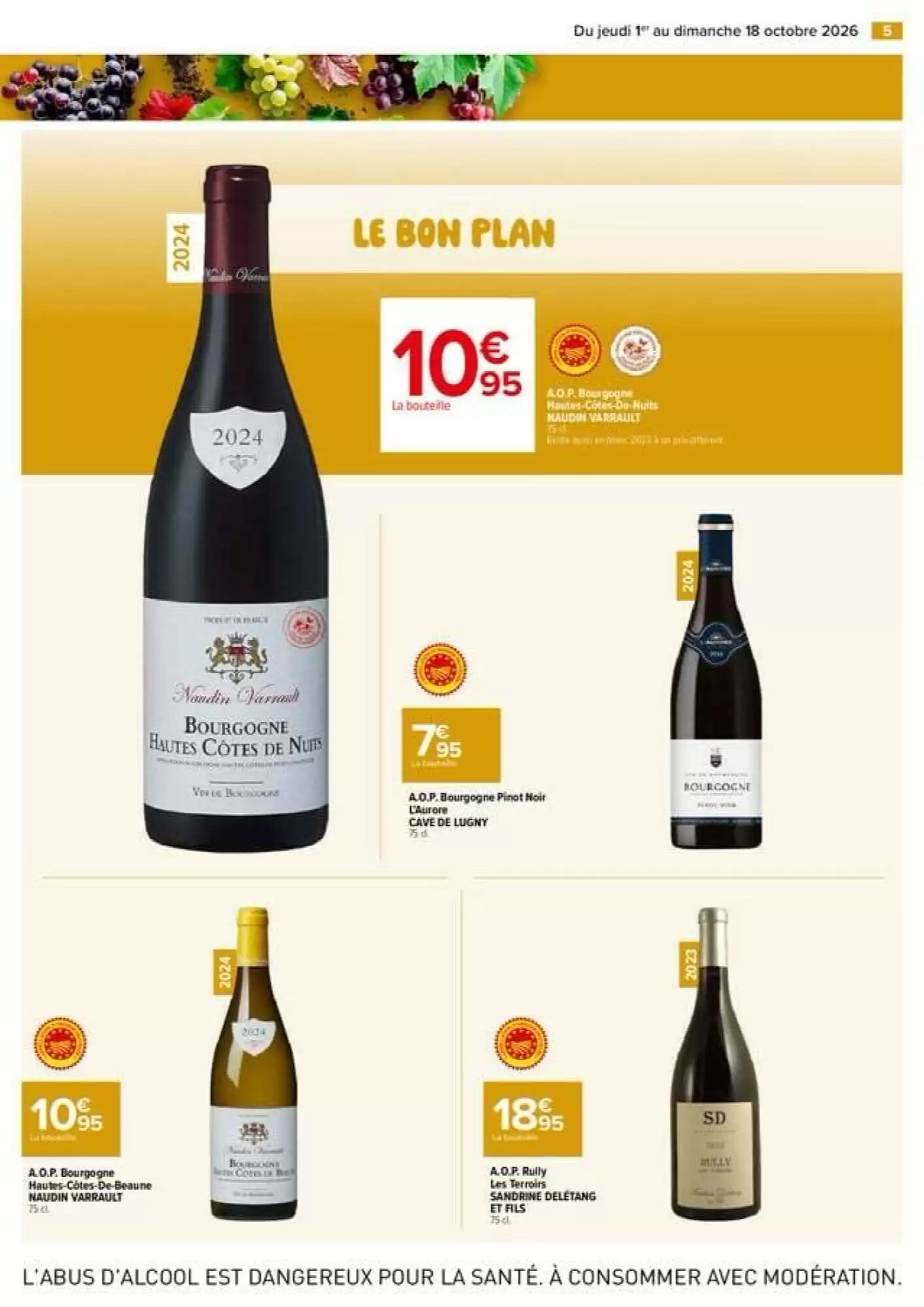 Prospectus promotionnel Carrefour Market valable à partir du 01/10/2026 - Page 5.