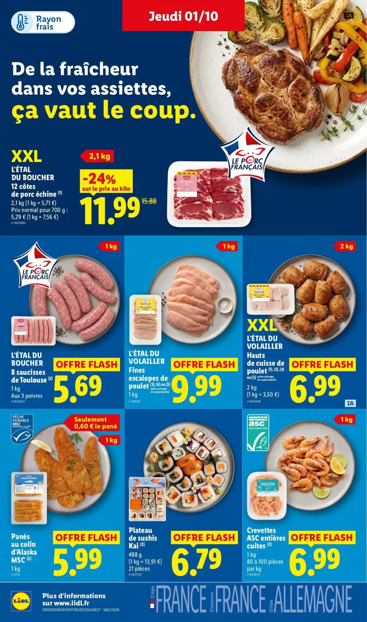 Prospectus promotionnel Lidl valable à partir du 01/10/2026 - Page 10.