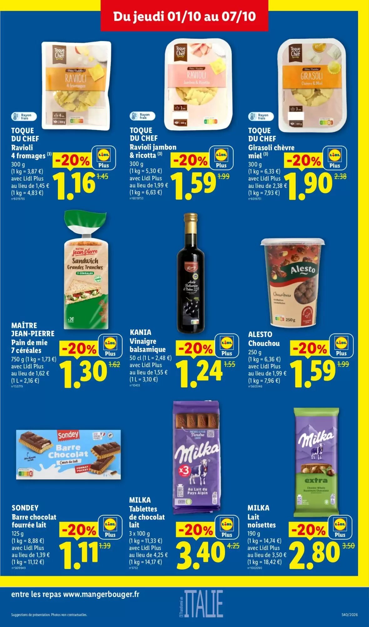 Prospectus promotionnel Lidl valable à partir du 01/10/2026 - Page 15.
