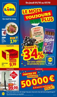Prospectus promotionnel Lidl valable à partir du 01/10/2026