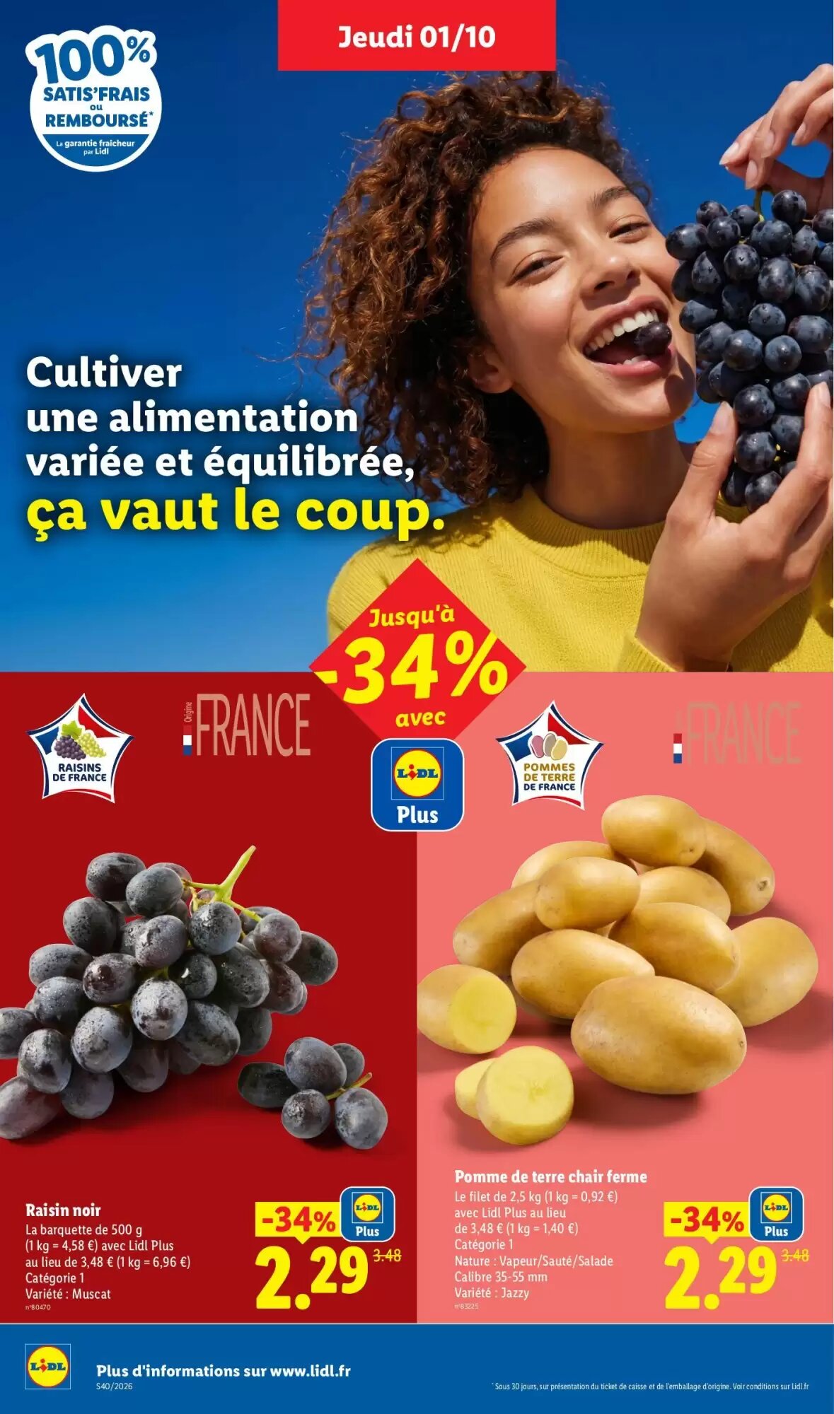 Prospectus promotionnel Lidl valable à partir du 01/10/2026 - Page 2.