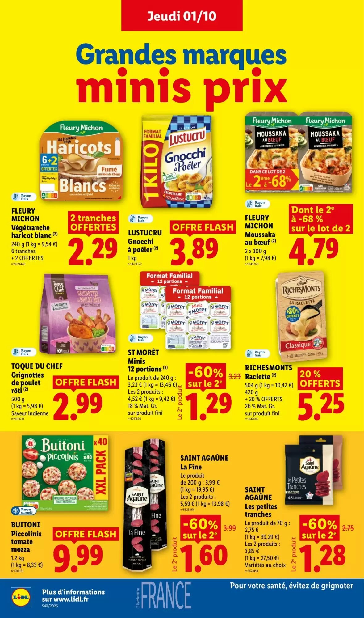 Prospectus promotionnel Lidl valable à partir du 01/10/2026 - Page 20.
