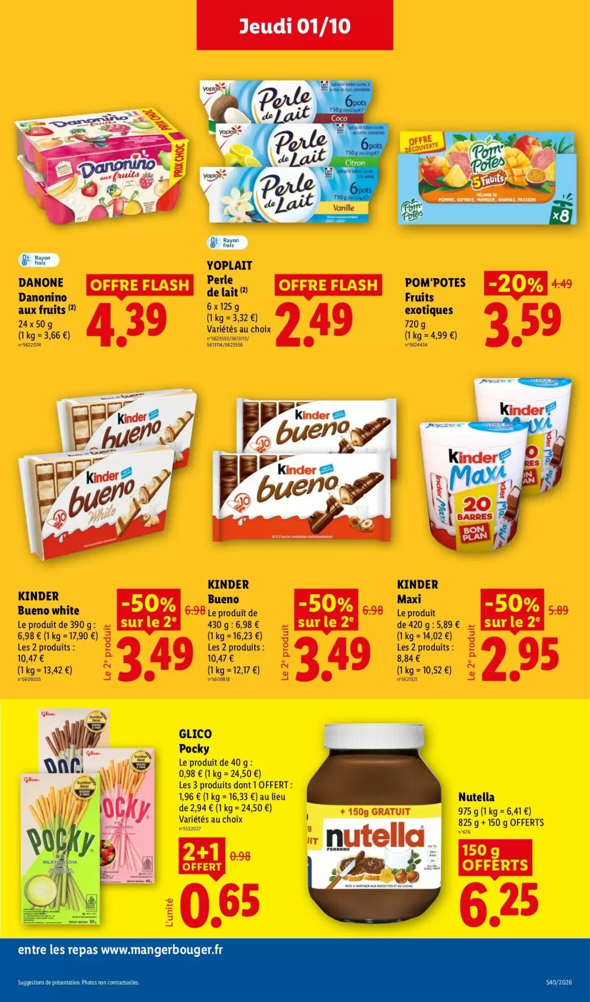Prospectus promotionnel Lidl valable à partir du 01/10/2026 - Page 21.