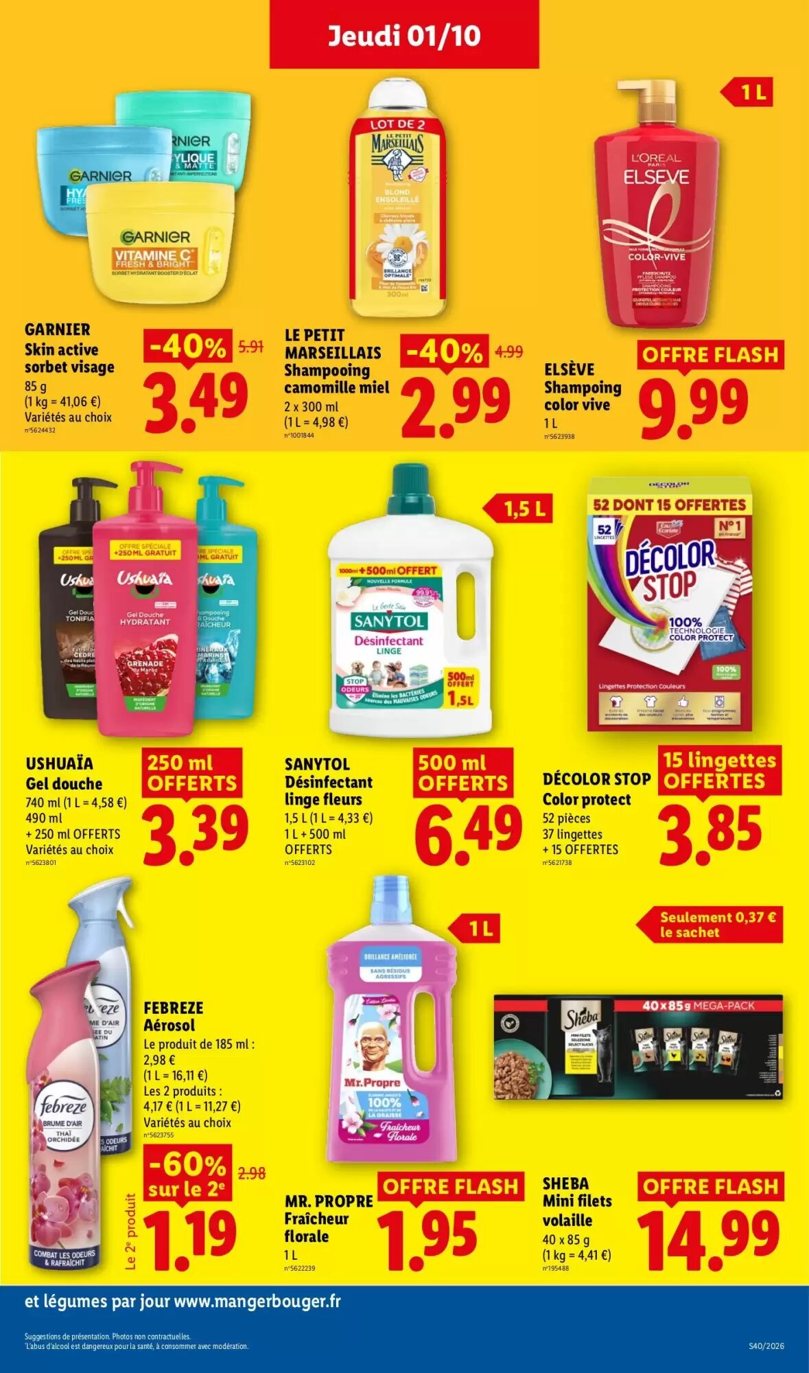 Prospectus promotionnel Lidl valable à partir du 01/10/2026 - Page 23.
