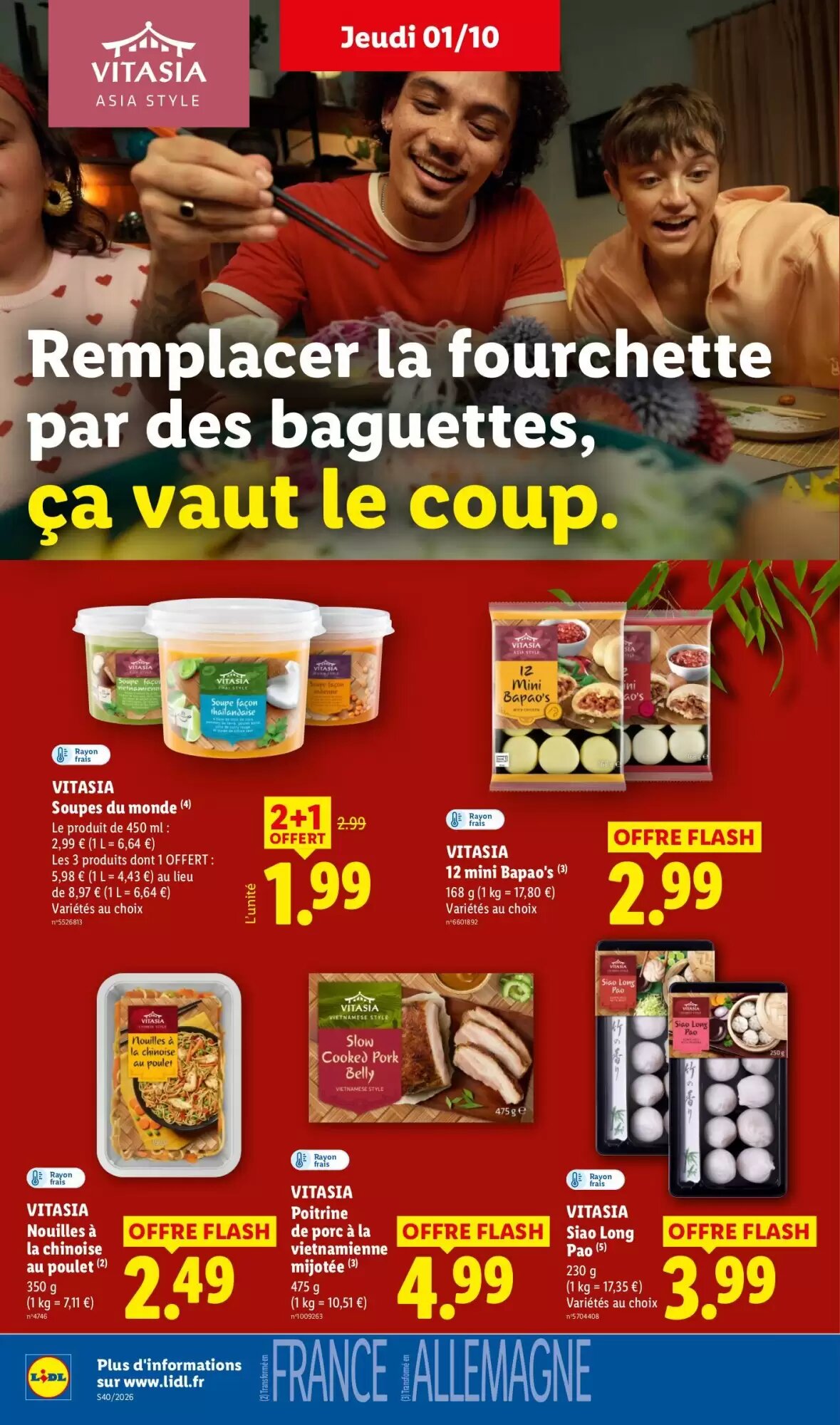 Prospectus promotionnel Lidl valable à partir du 01/10/2026 - Page 26.
