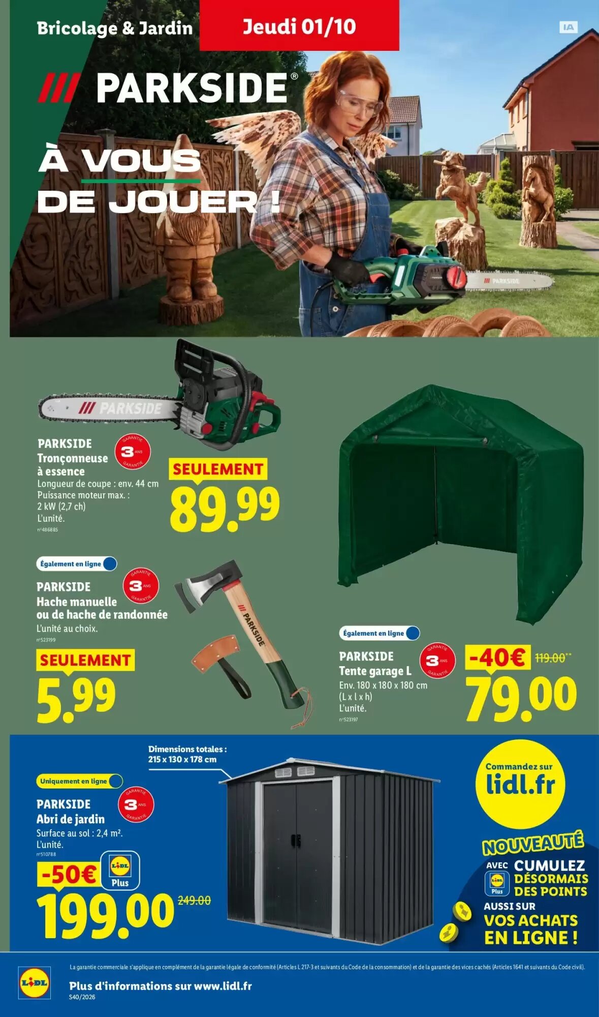 Prospectus promotionnel Lidl valable à partir du 01/10/2026 - Page 38.