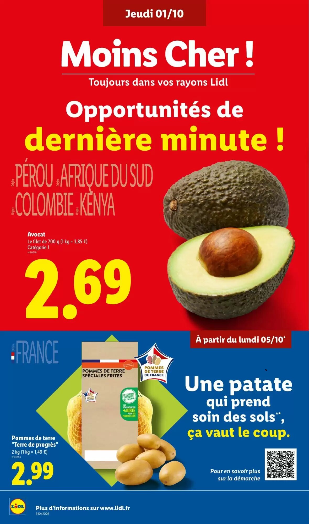 Prospectus promotionnel Lidl valable à partir du 01/10/2026 - Page 4.