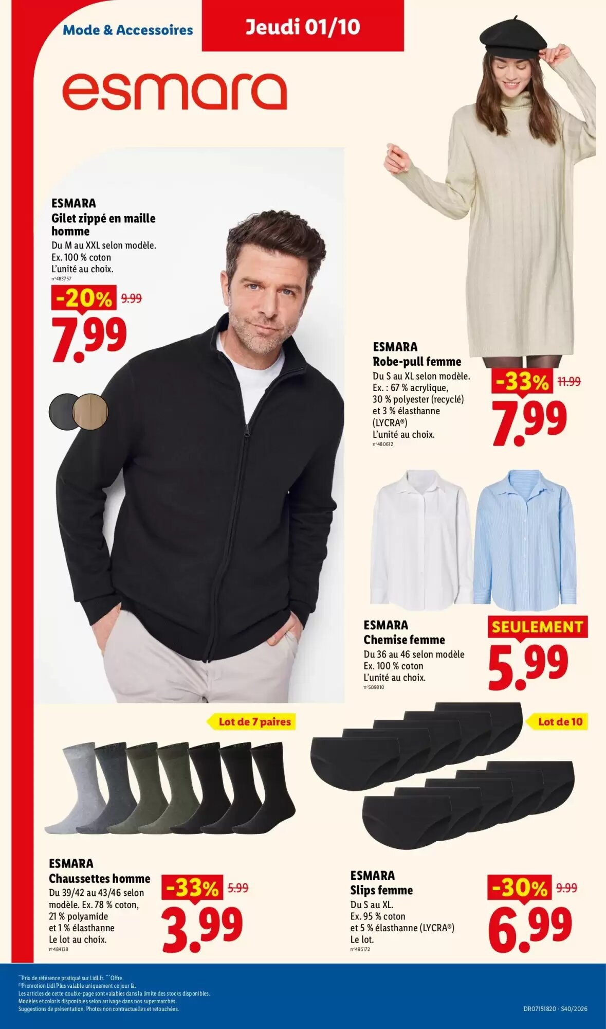 Prospectus promotionnel Lidl valable à partir du 01/10/2026 - Page 41.