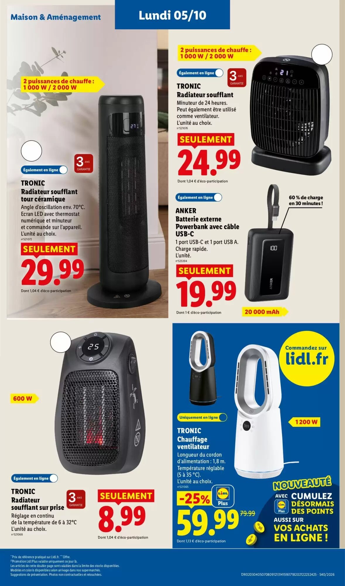 Prospectus promotionnel Lidl valable à partir du 01/10/2026 - Page 49.