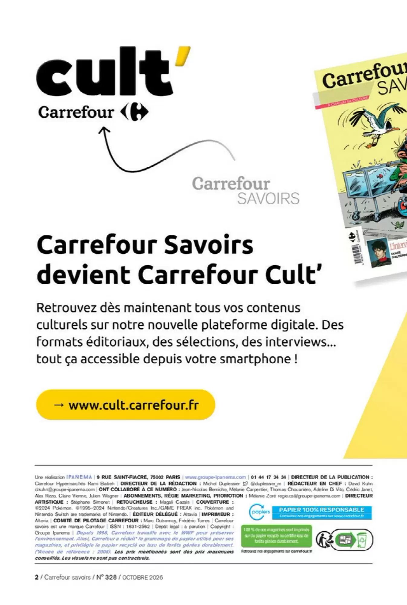 Prospectus promotionnel Carrefour Market valable à partir du 01/10/2026 - Page 2.