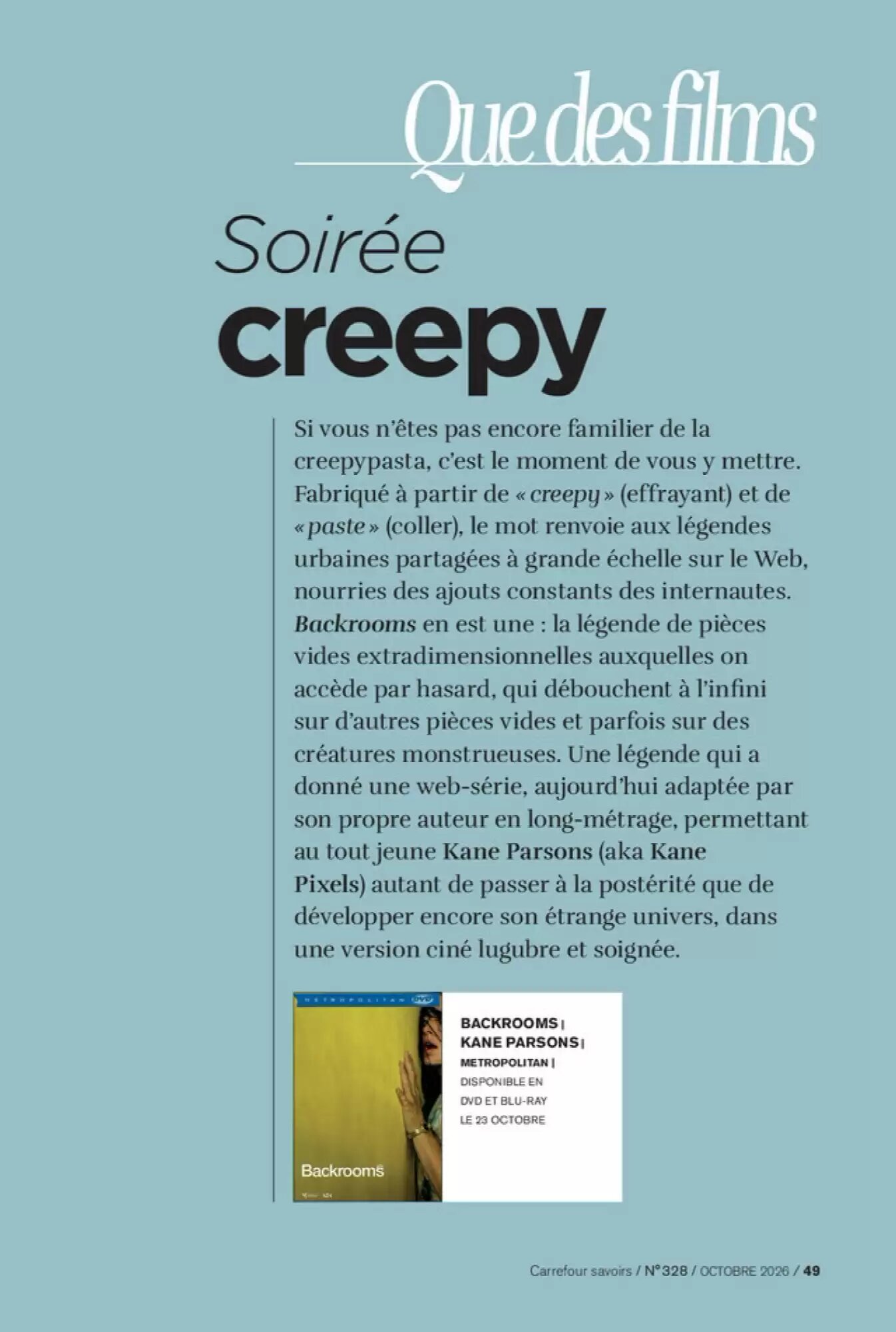 Prospectus promotionnel Carrefour Market valable à partir du 01/10/2026 - Page 49.