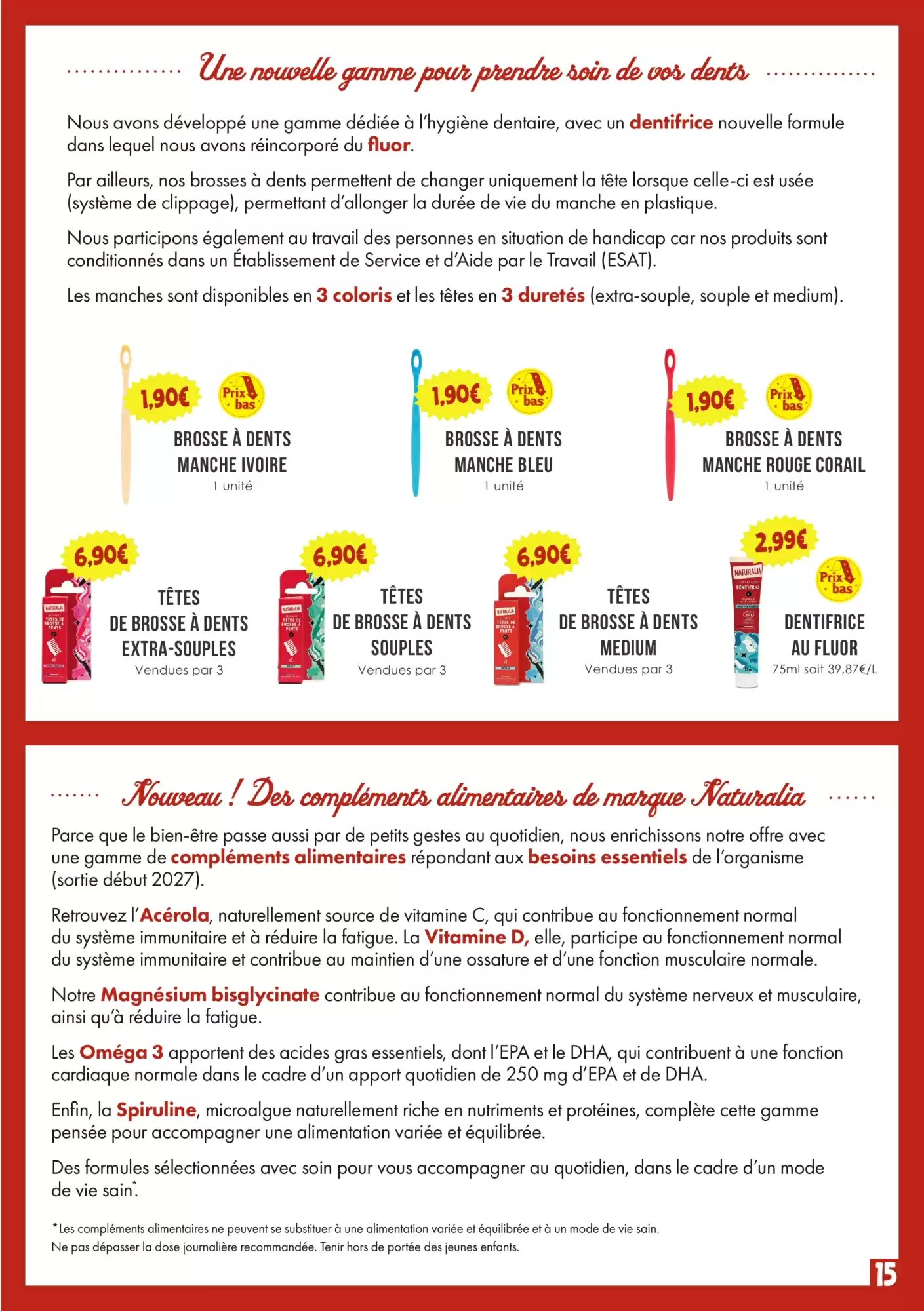 Prospectus promotionnel Naturalia valable à partir du 01/10/2026 - Page 15.