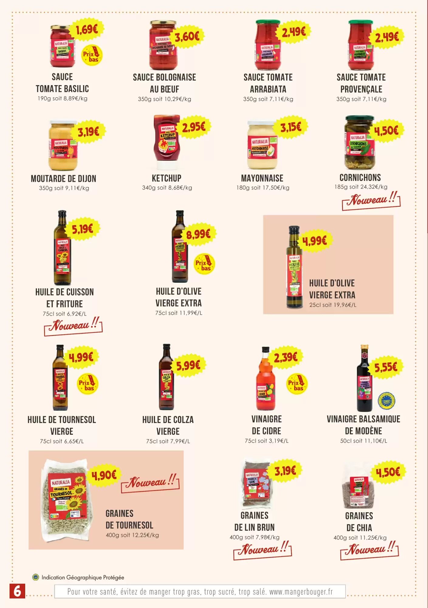Prospectus promotionnel Naturalia valable à partir du 01/10/2026 - Page 6.