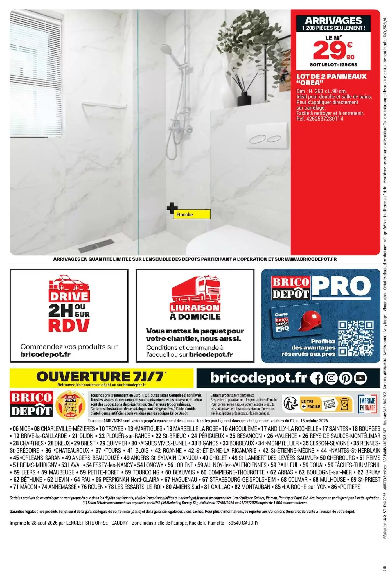 Prospectus promotionnel Brico Dépôt valable à partir du 02/10/2026 - Page 12.