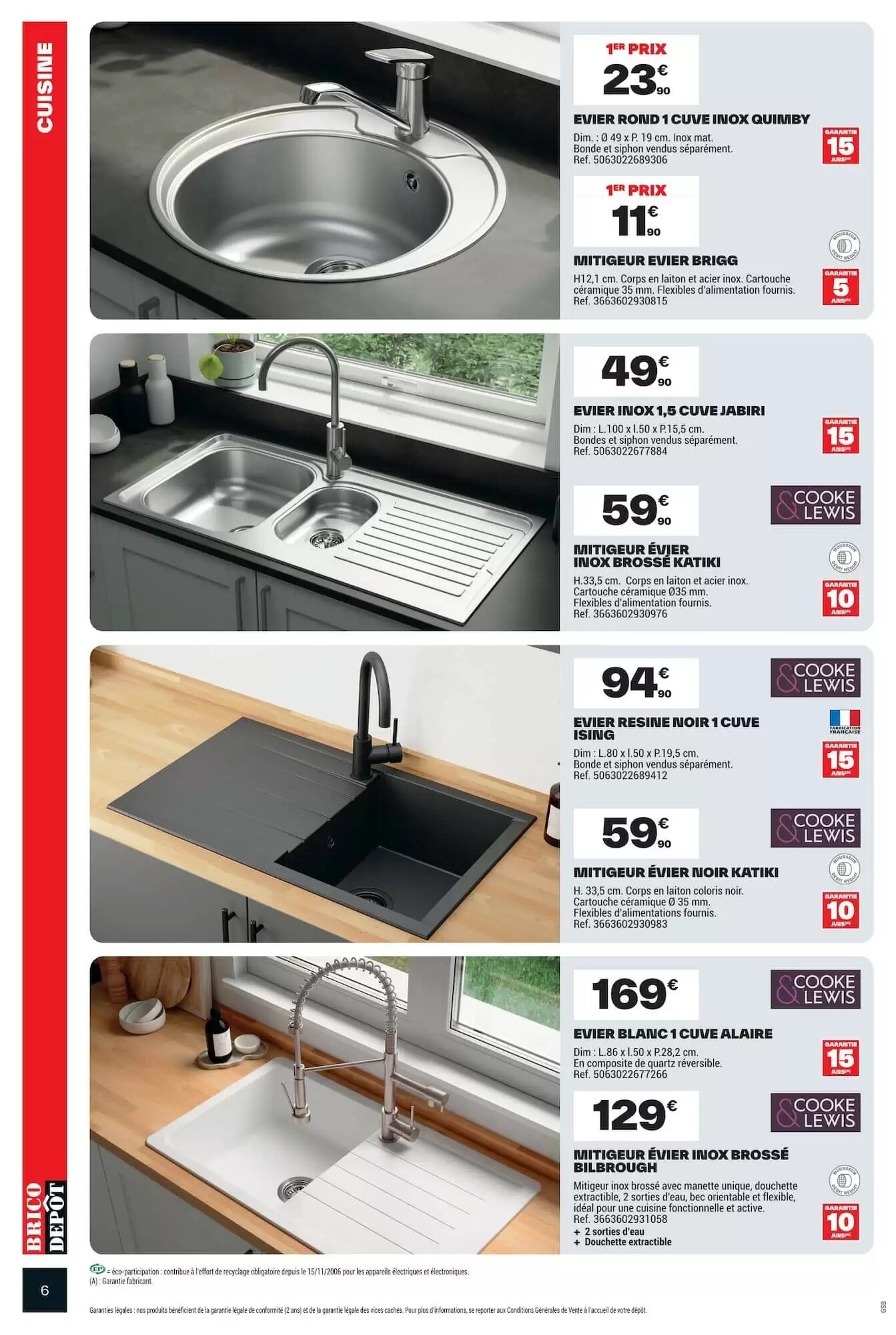 Prospectus promotionnel Brico Dépôt valable à partir du 02/10/2026 - Page 6.