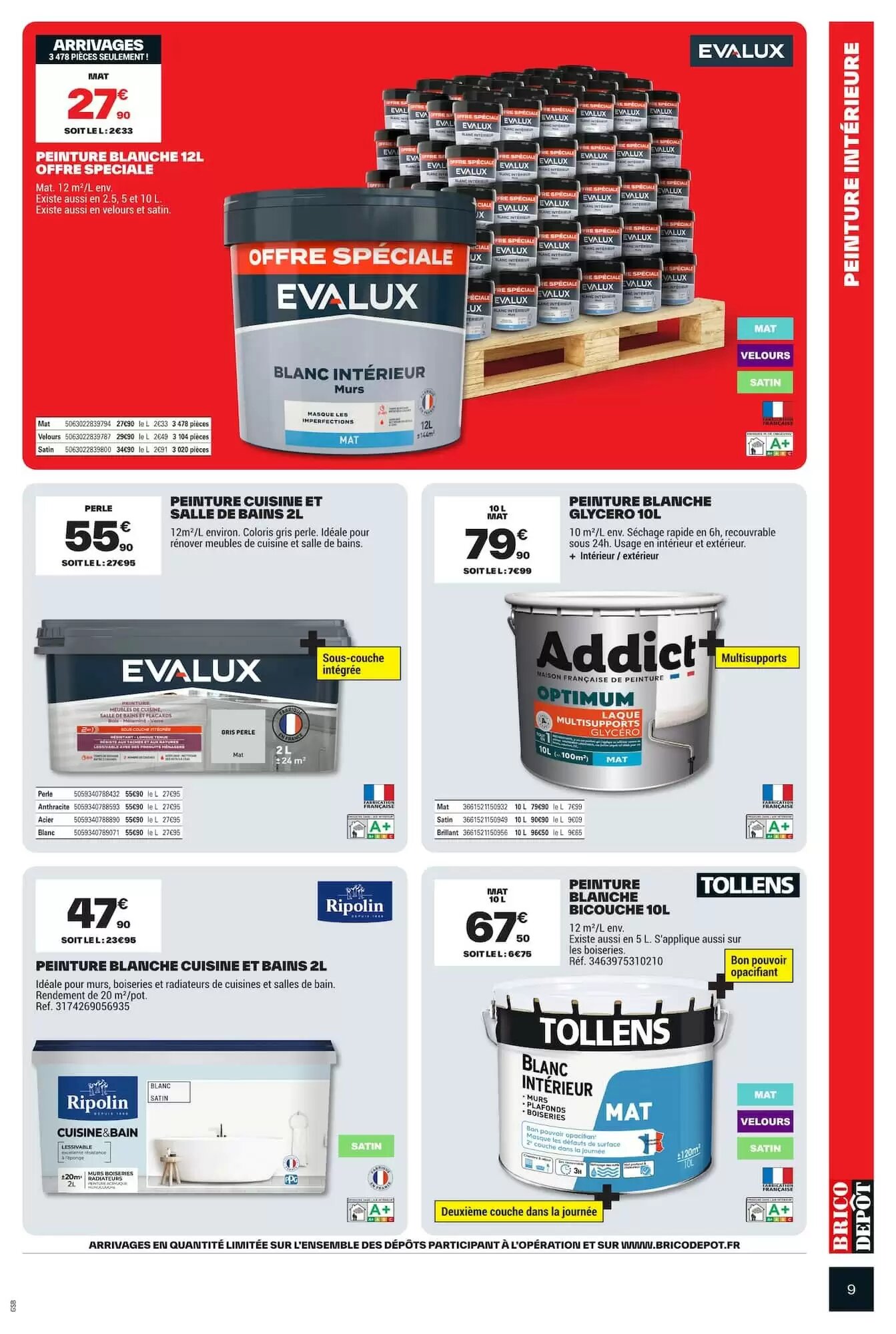 Prospectus promotionnel Brico Dépôt valable à partir du 02/10/2026 - Page 9.