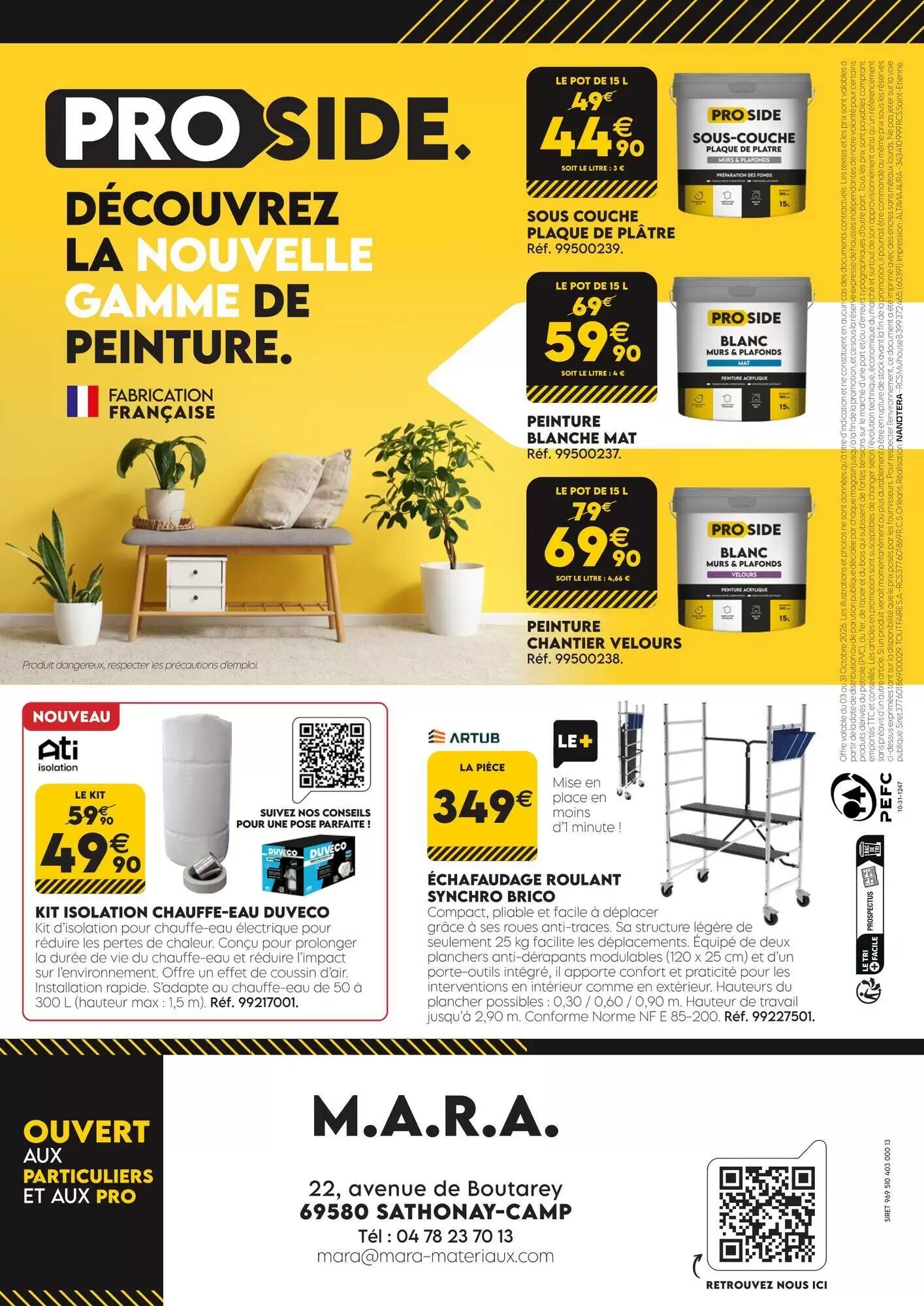 Prospectus promotionnel Tout faire matériaux valable à partir du 03/10/2026 - Page 12.