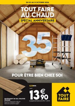 Prospectus promotionnel Tout faire matériaux valable à partir du 03/10/2026