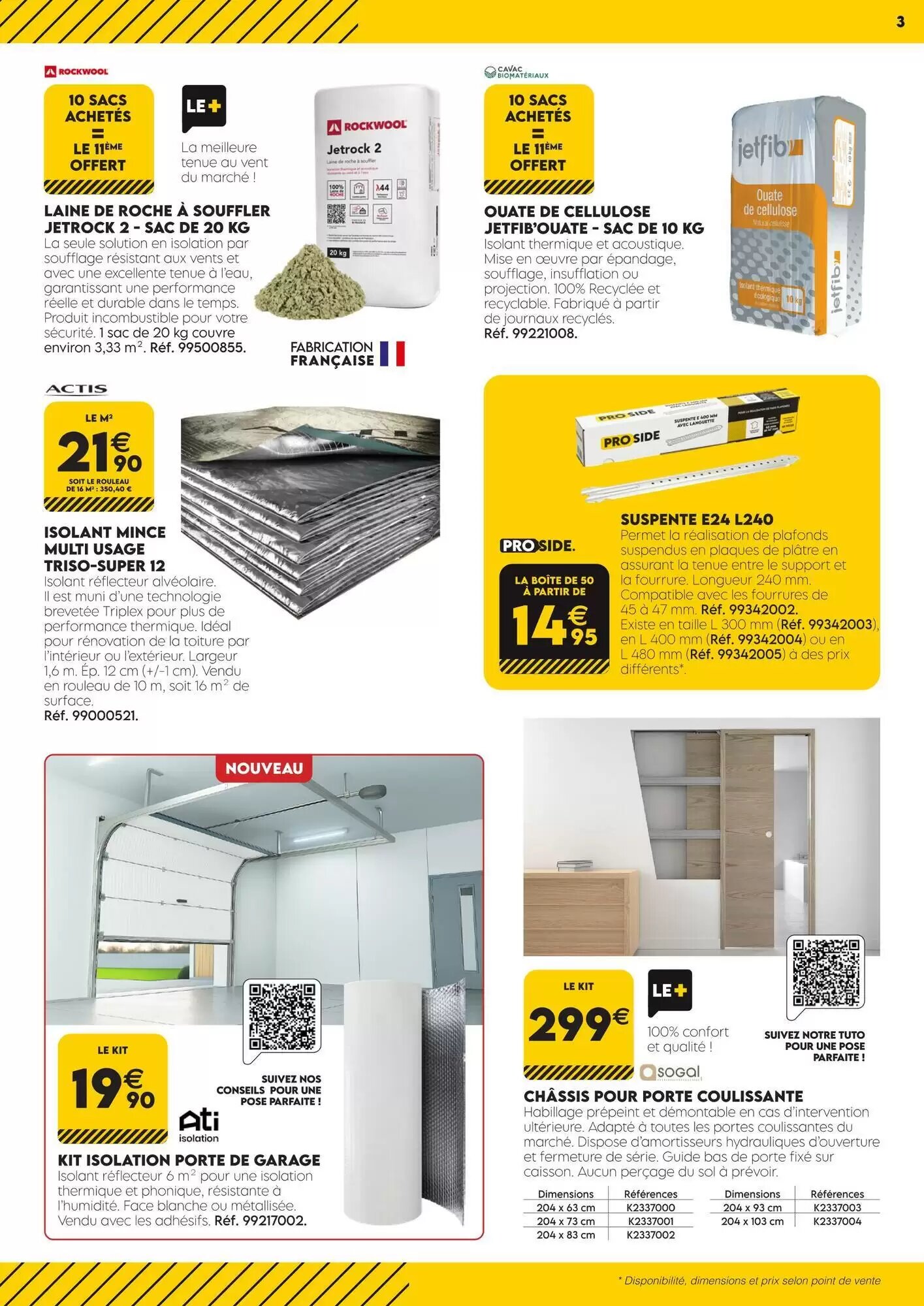 Prospectus promotionnel Tout faire matériaux valable à partir du 03/10/2026 - Page 3.