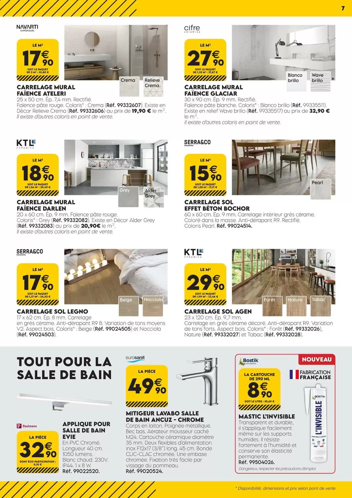 Prospectus promotionnel Tout faire matériaux valable à partir du 03/10/2026 - Page 7.