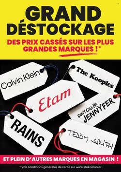 Prospectus promotionnel Stokomani valable à partir du 04/10/2026