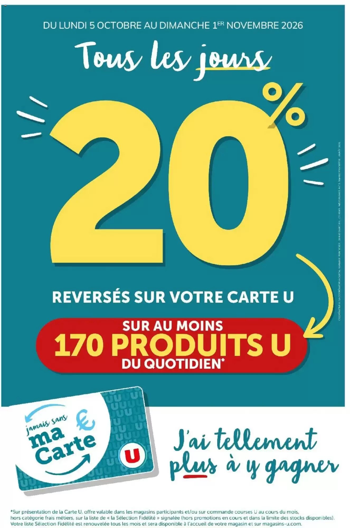 Prospectus promotionnel Hyper U valable à partir du 05/10/2026 - Page 1.