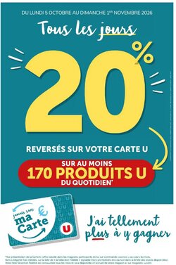 Prospectus promotionnel Hyper U valable à partir du 05/10/2026