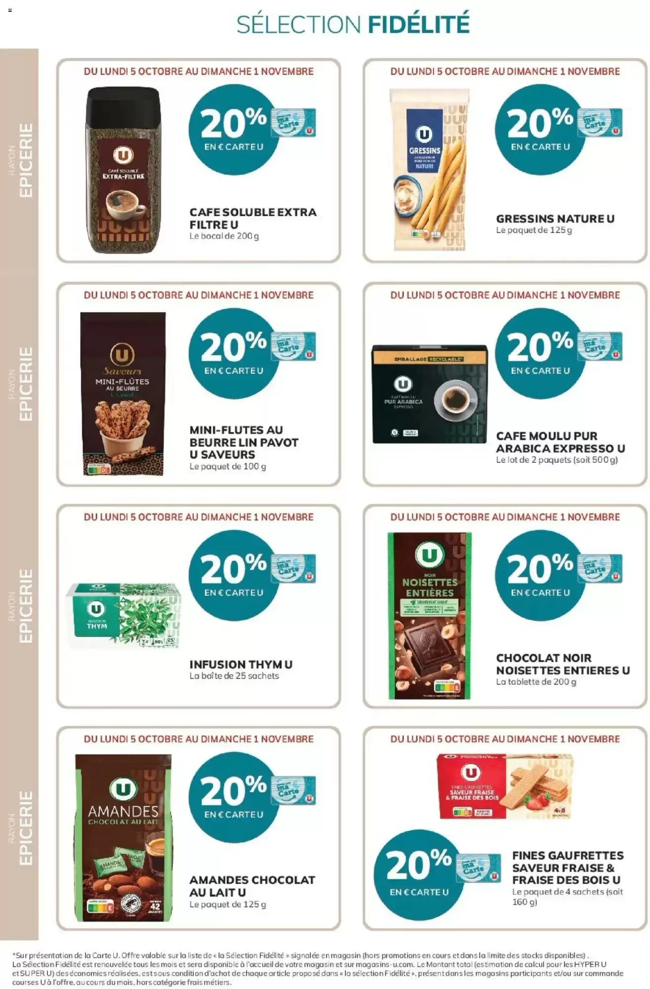 Prospectus promotionnel Hyper U valable à partir du 05/10/2026 - Page 20.