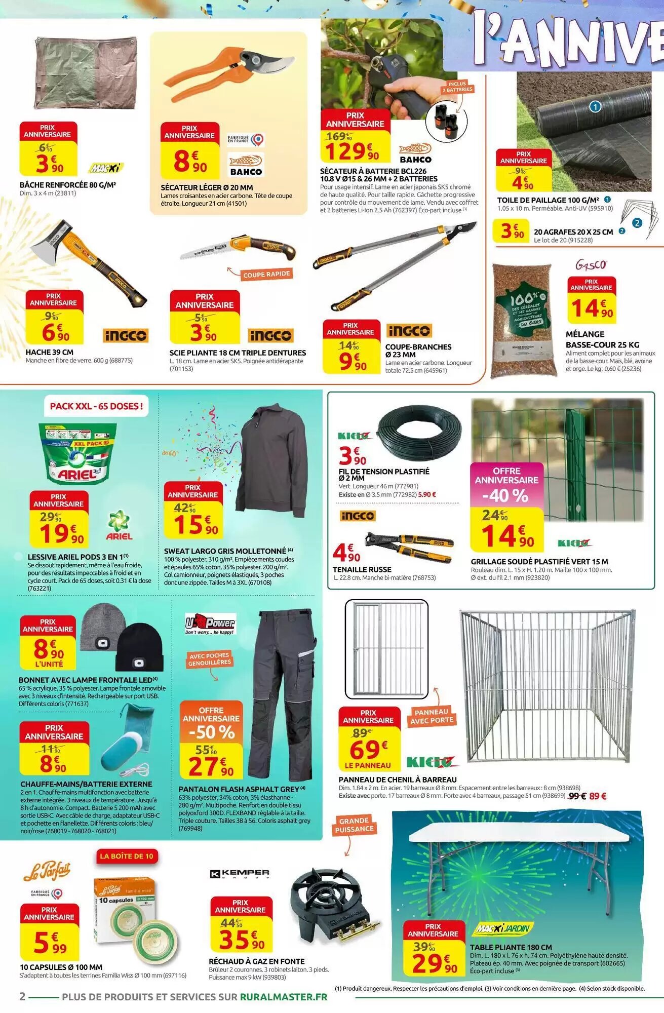 Prospectus promotionnel Rural Master valable à partir du 05/10/2026 - Page 2.