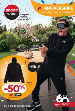 Prospectus promotionnel Sport 2000 valable à partir du 05/10/2026