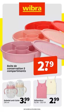 Prospectus promotionnel Wibra valable à partir du 05/10/2026